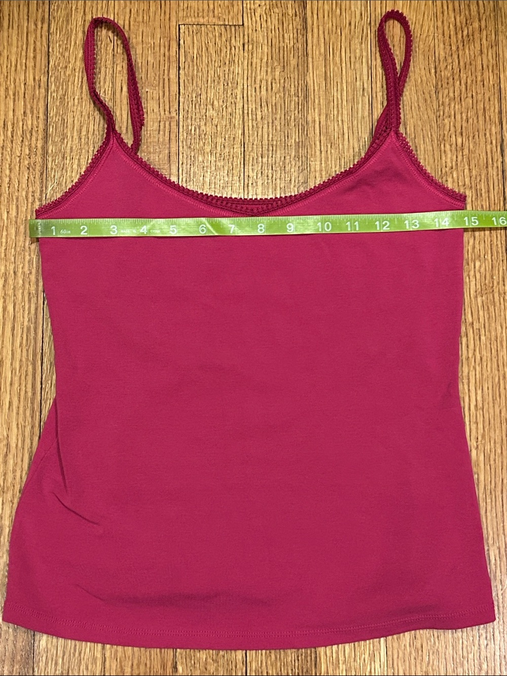 On Gossamer Raspberry Slim-Strap Tank Top - Picture 4 of 8
